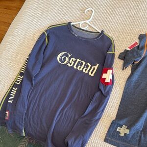 Three Alp-n-Rock apres ski t shirts/ jerseys for one low price.